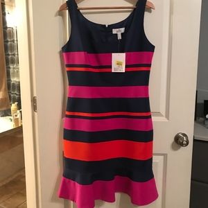 Belle Badgley MIschka, size 12, NWT, pink, navy